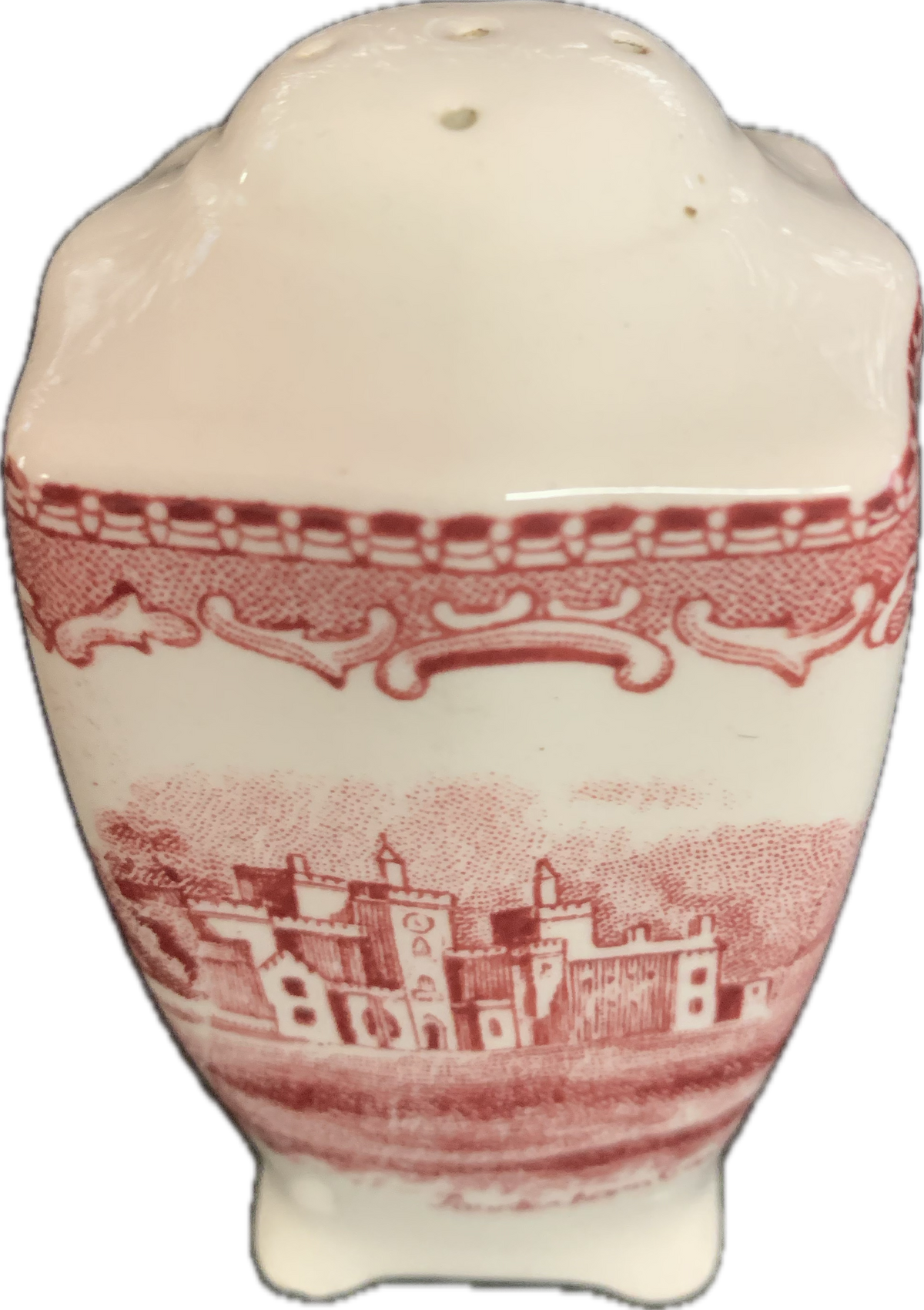 SALZSTREUER * - OLD BRITAIN CASTLES ROT - JOHNSON BROTHERS
