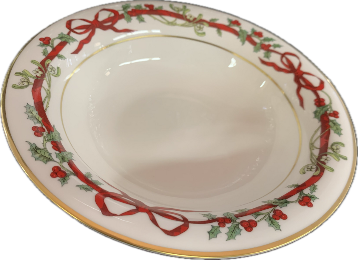 GRÜTZESCHALE 17,0cm - HOLLY RIBBONS - ROYAL WORCESTER