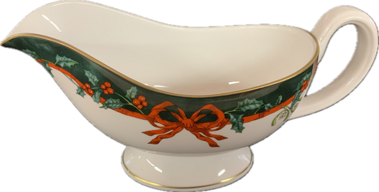 SAUCIERE-OBERTEIL - HOLLY RIBBONS GRÜN - ROYAL WORCESTER
