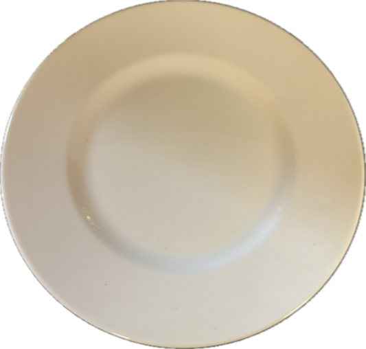 TELLER FLACH 23CM - WHITE CHINA - WEDGWOOD