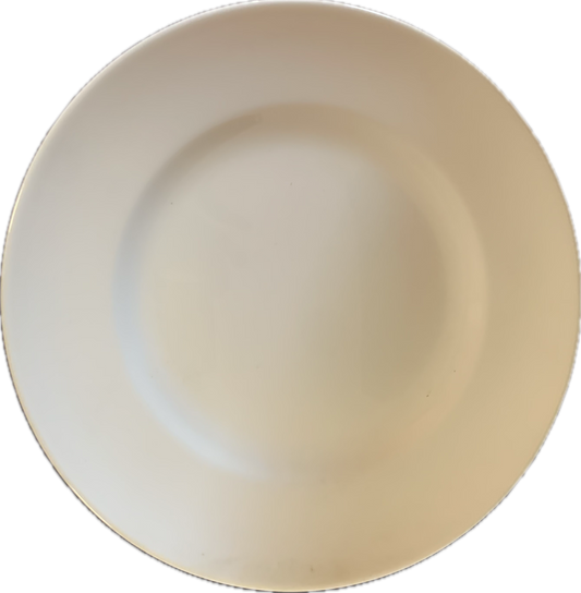 TELLER FLACH 20CM - WHITE CHINA - WEDGWOOD