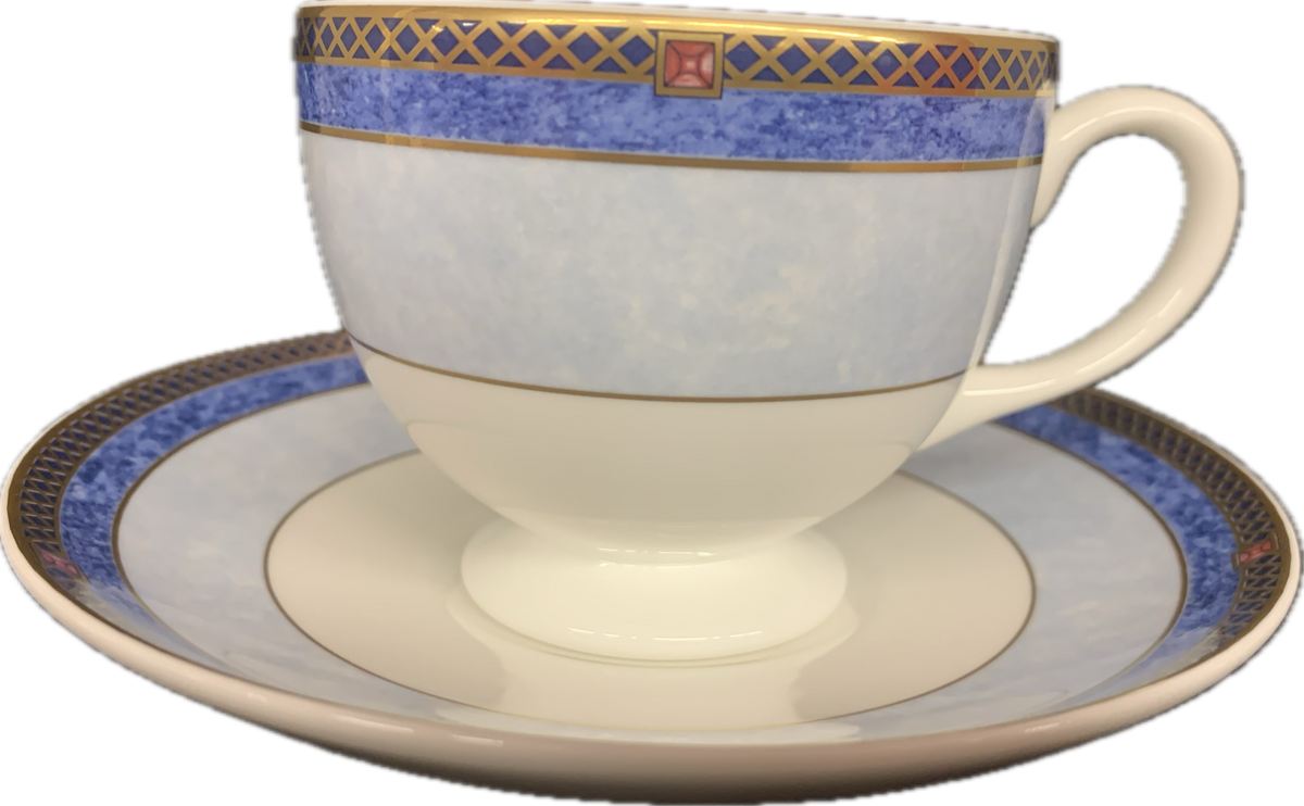 COFFEE CUP WITH SAUCER "LEIGH" - VALENCIA - WEDGWOOD