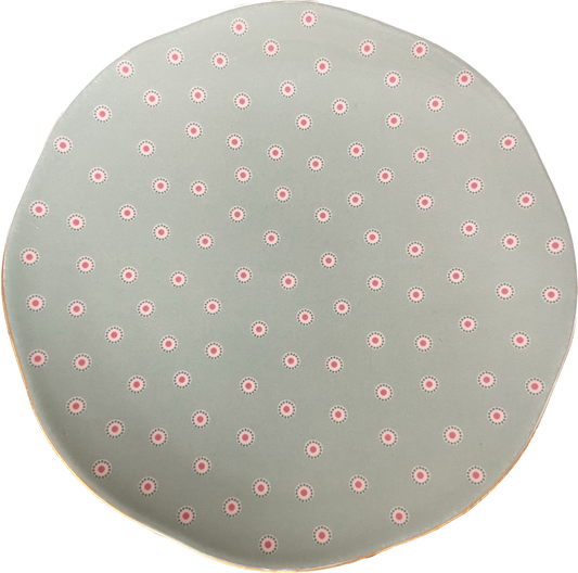 Teller 15cm türkis - Wedgwood Polkadot
