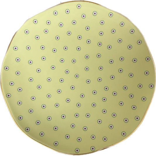 Teller 15cm grün - Wedgwood Polkadot