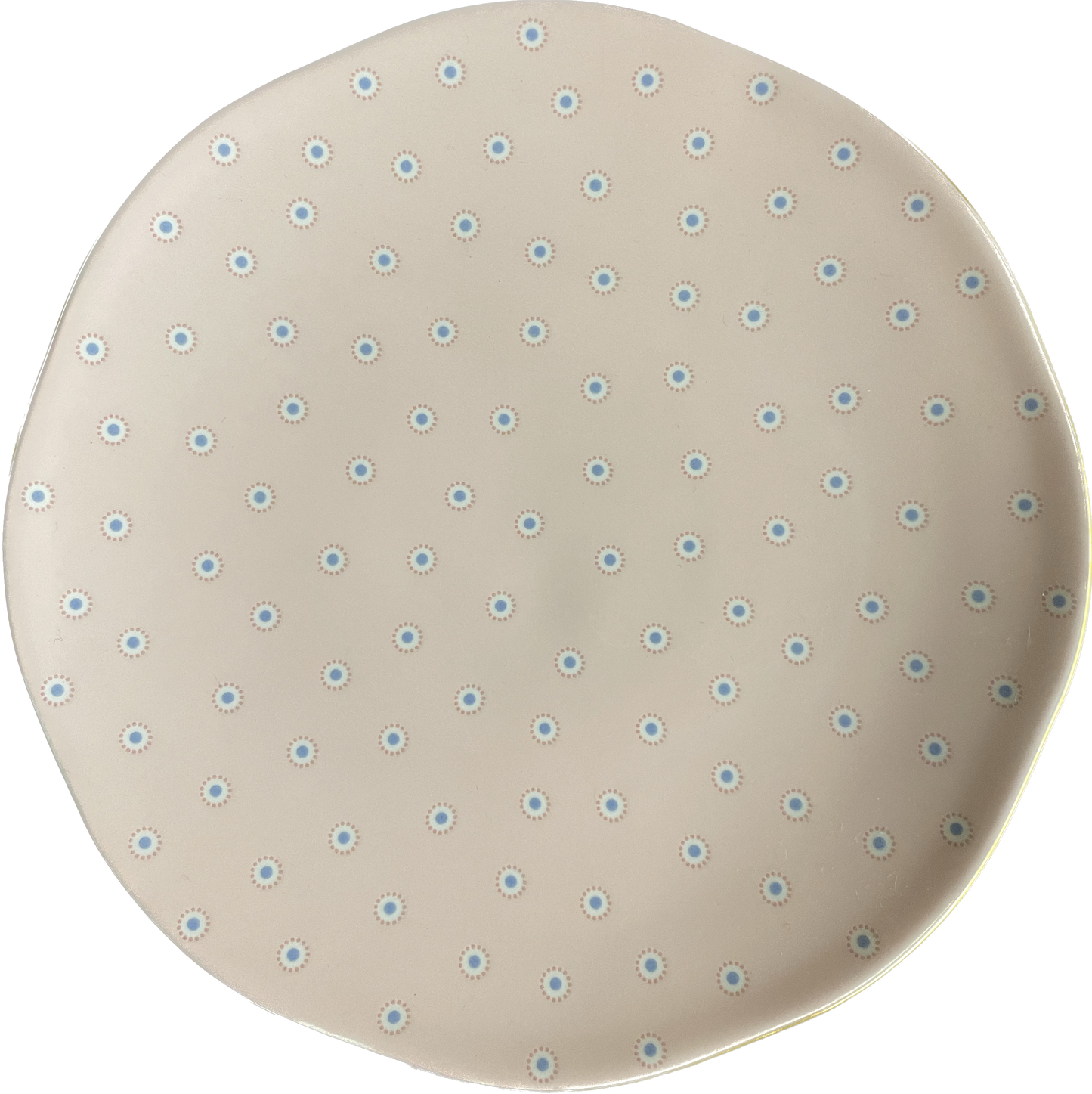 Teller 15cm rosa - Wedgwood Polkadot