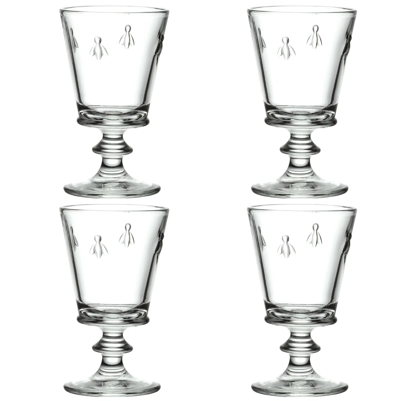 Set de 4 Verres a Vin - Abeille