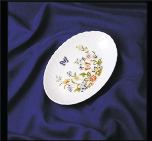SCHALE OVAL GEDREHT  20,5cm CG
