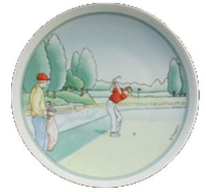 TELLER FLACH LIDO 19 CM   GOLF