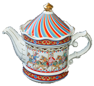TEAPOT "CAROUSEL" *TIVOLI