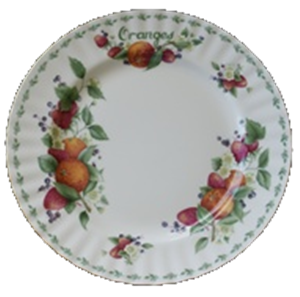 TELLER FLACH 20cm     *ORANGES
