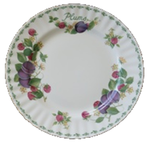 TELLER FLACH 20cm       *PLUMS