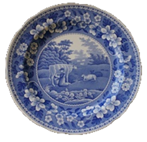 WANDTELLER 26cm  TRAD/MILKMAID