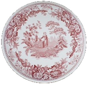TORTENPLATTE 29cm rotGIRL AT W