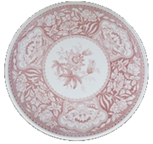 TORTENPLATTE 29cm rot   FLORAL