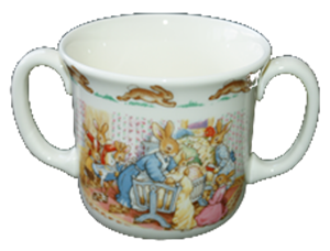 HUG-A-MUG 2 HANDLE BUNNYKINS