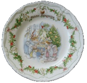 TELLER FLACH 16cm *MERRY MIDW.