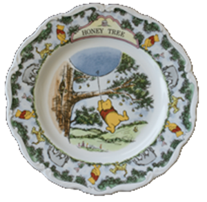 PLATE FLAT 20cm *HONEYTREE