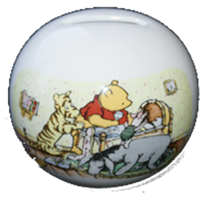 MONEY BOX "BALL" WINNIE POOH
