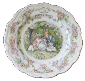 TELLER FLACH 20cm *POPP.BABIES