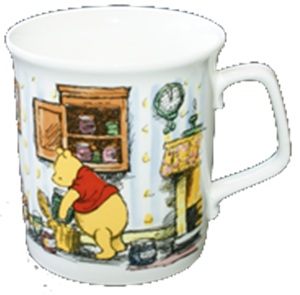 COFFEE CUPS POOH`S BASKET