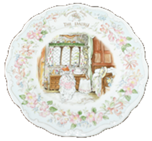 TELLER FLACH  20cm  *THE DAIRY