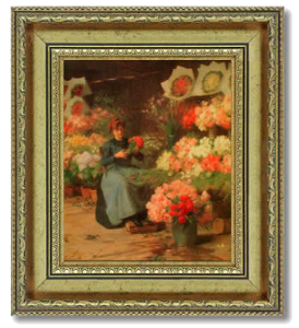 FLOWER GIRL      28x36 HAMPTON