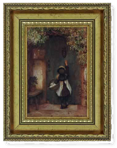 THE VISITOR      28x36 HAMPTON