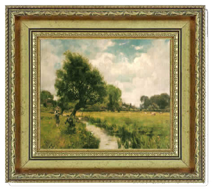 YOUNG FISHERMAN  28x36 HAMPTON
