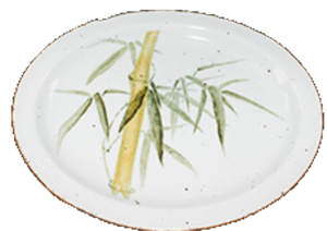 PLATTE OVAL     35,5cm RANGOON