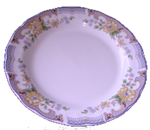 TELLER FLACH  27cm    T.GARDEN