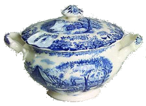 ZUCKERDOSE KL. 0,15l*M.ST.BLAU