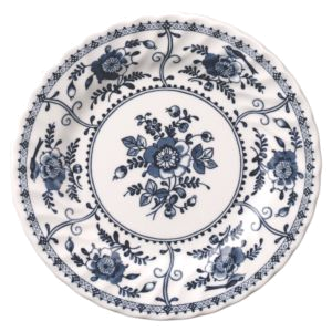 TELLER FLACH 18 CM INDIES BLAU