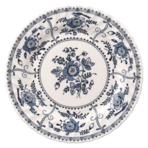 TELLER FLACH 25 CM INDIES BLAU