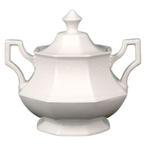 ZUCKERDOSE GR. 0,35L - HERITAGE WEISS - JOHNSON BROTHERS