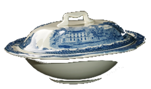 RAGOUT M.D. 1,20l - OLD BRITAIN CASTLES BLAU - JOHNSON BROTHERS