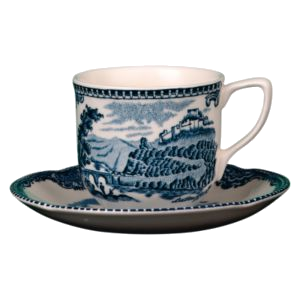 MOKKATASSE M.U. - OLD BRITAIN CASTLES BLAU - JOHNSON BROTHERS