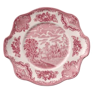BREAD & BUTTER 26 CM * - OLD BRITAIN CASTLES ROT - JOHNSON BROTHERS