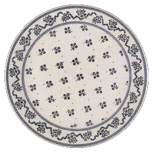 TELLER FLACH 25,0 CM   P.FLEUR