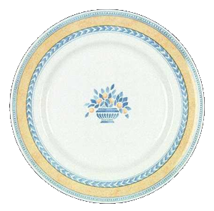 FLAT PLATE 20CM * - JARDINIERE YELLOW - JOHNSON BROTHERS