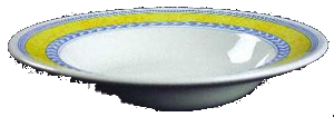 TELLER TIEF 22CM * - JARDINIERE GELB - JOHNSON BROTHERS