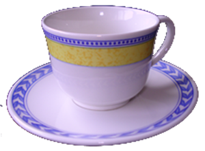 MOKKATASSE M.U. * - JARDINIERE GELB - JOHNSON BROTHERS