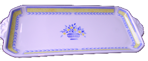 SANDWICHPLATTE 36CM * - JARDINIERE GELB - JOHNSON BROTHERS