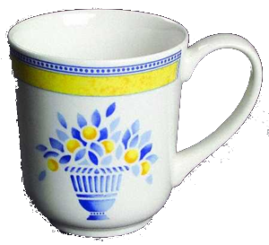 KAFFEEHÄFERL * - JARDINIERE GELB - JOHNSON BROTHERS