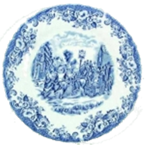 TELLER FLACH 25 CM  *C.SC.BLAU