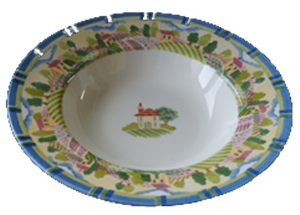 TELLER TIEF  22cm MEADOW BROOK