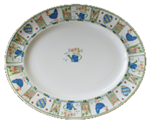 PLATTE OVAL  31cm MEADOW BROOK