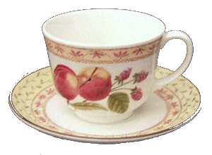 KAFFEETASSE M. U. - FRUIT SAMPLER - JOHNSON BROTHERS