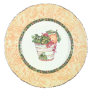TELLER FL.22cm "LEMON" - ARCADIA - JOHNSON BROTHERS