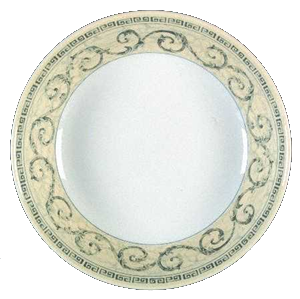 COUP PLATE 18cm - ACANTHUS CREAM - JOHNSON BROTHERS