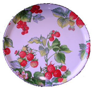 TORTENPLATTE 33,5cm  FR.ROUGES